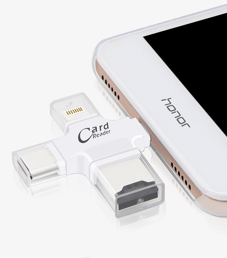 Four-In-One Multi-Function Mobile Phone Card Reader - 图片 1