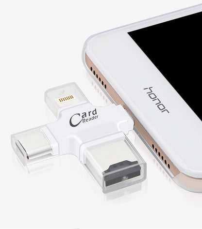 Four-In-One Multi-Function Mobile Phone Card Reader - 图片 1