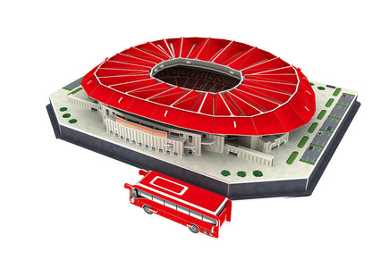 Classic Jigsaw DIY 3D Puzzle World Football Stadium European Soccer Playground Assembled Building Model Puzzle Toys For Child