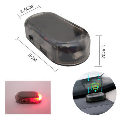Solar simulation anti-theft warning light 319425974511