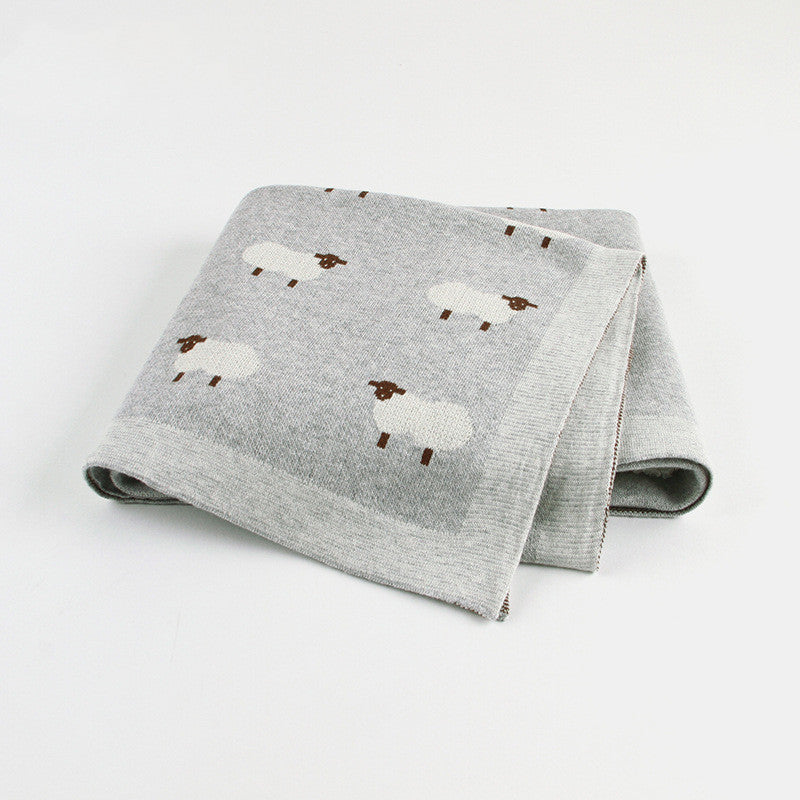 Baby sheepskin blanket baby windproof cover 3196558705636