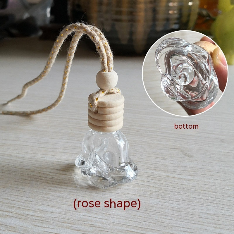 Car Empty Perfume Bottle Rearview Mirror Pendant Car Glass Bottle Empty 31a48cdf 6aa0 4a22 bd84 18763943bf65