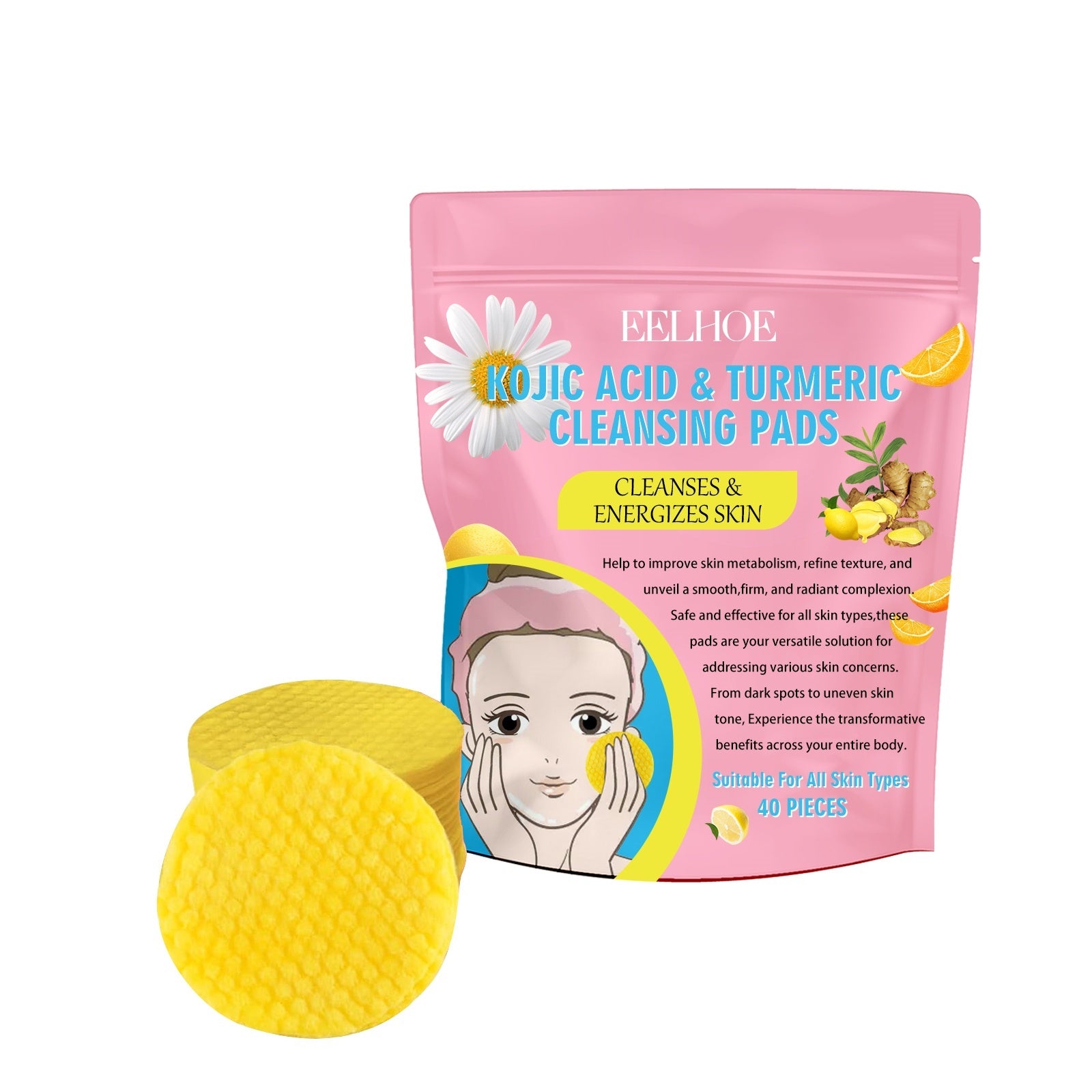 Kojic Acid Turmeric Cleansing Pads Beauty Hot-sale 31b0c455 3694 4ab1 bbca e954d0744f7a