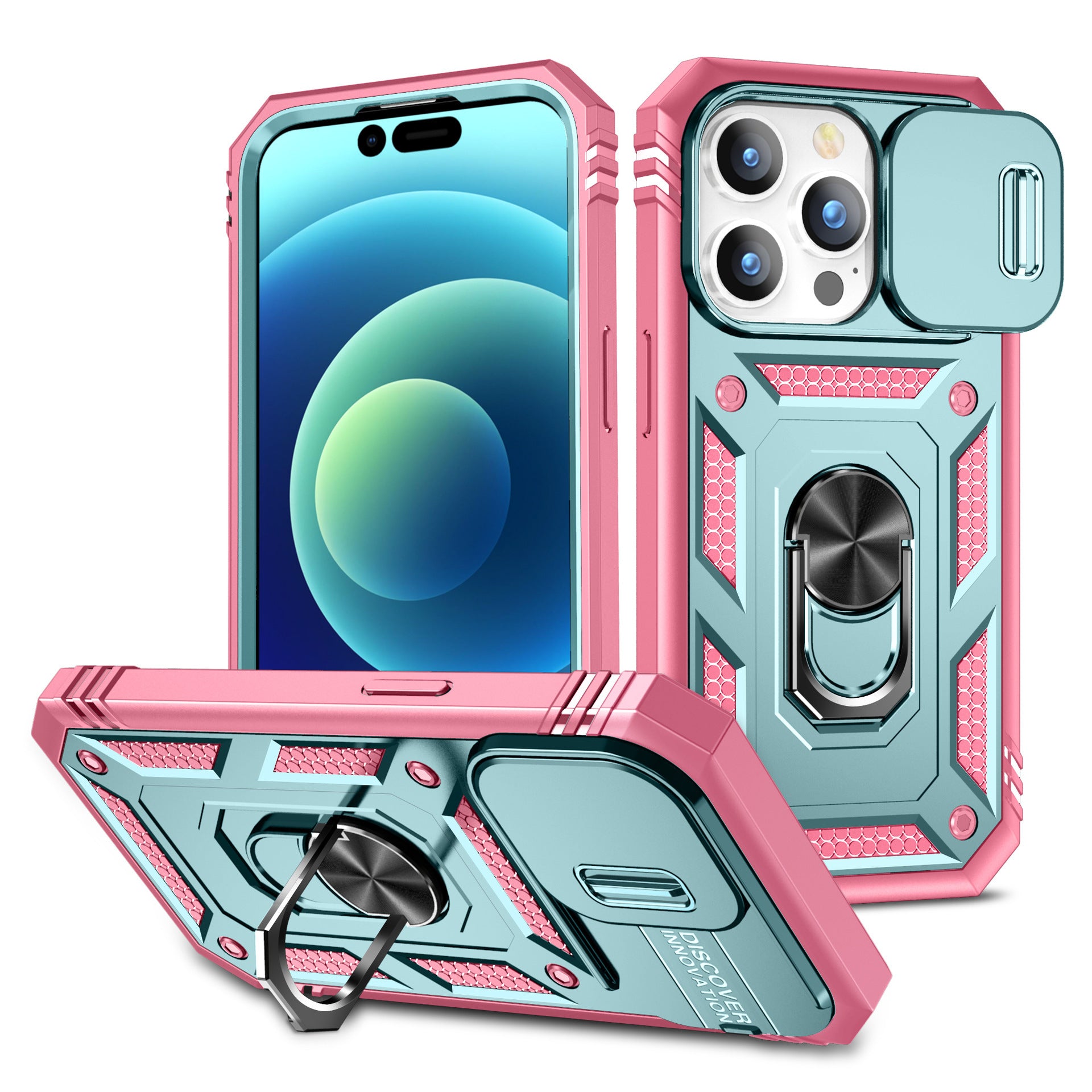 Fashion Simple Push Window Three In One Phone Case 31b1006e cc58 4b8d 9fef bf707c262df0