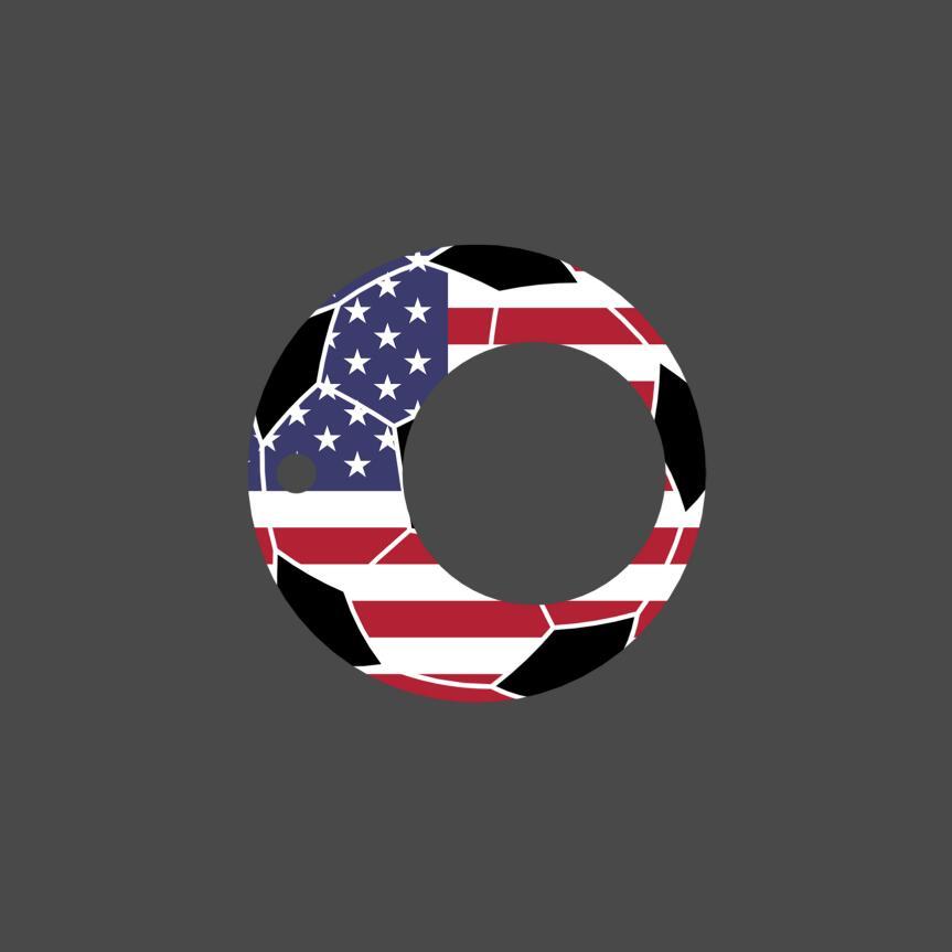 Creative Football World Cup Fidget Spinner Toy Keychain Hand Spinner Anti-Anxiety Toy Relieves Stress Finger Spinner Keychain