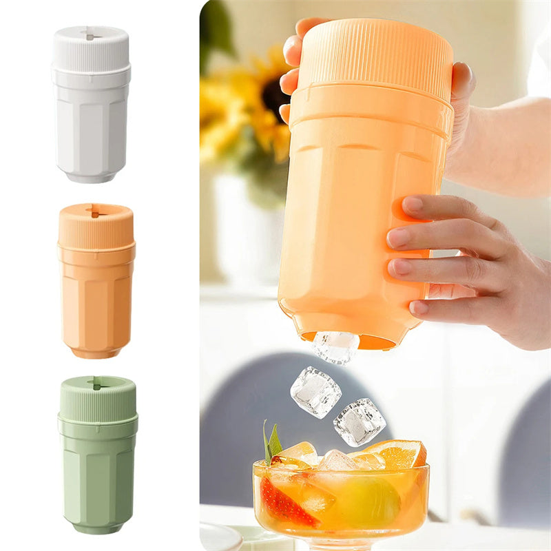 Twisting Ice Cup Rotating Release Ice Cube Trays Rotation With Cover Ice Block Mold For Freezer Home Refrigerator Storage 31c