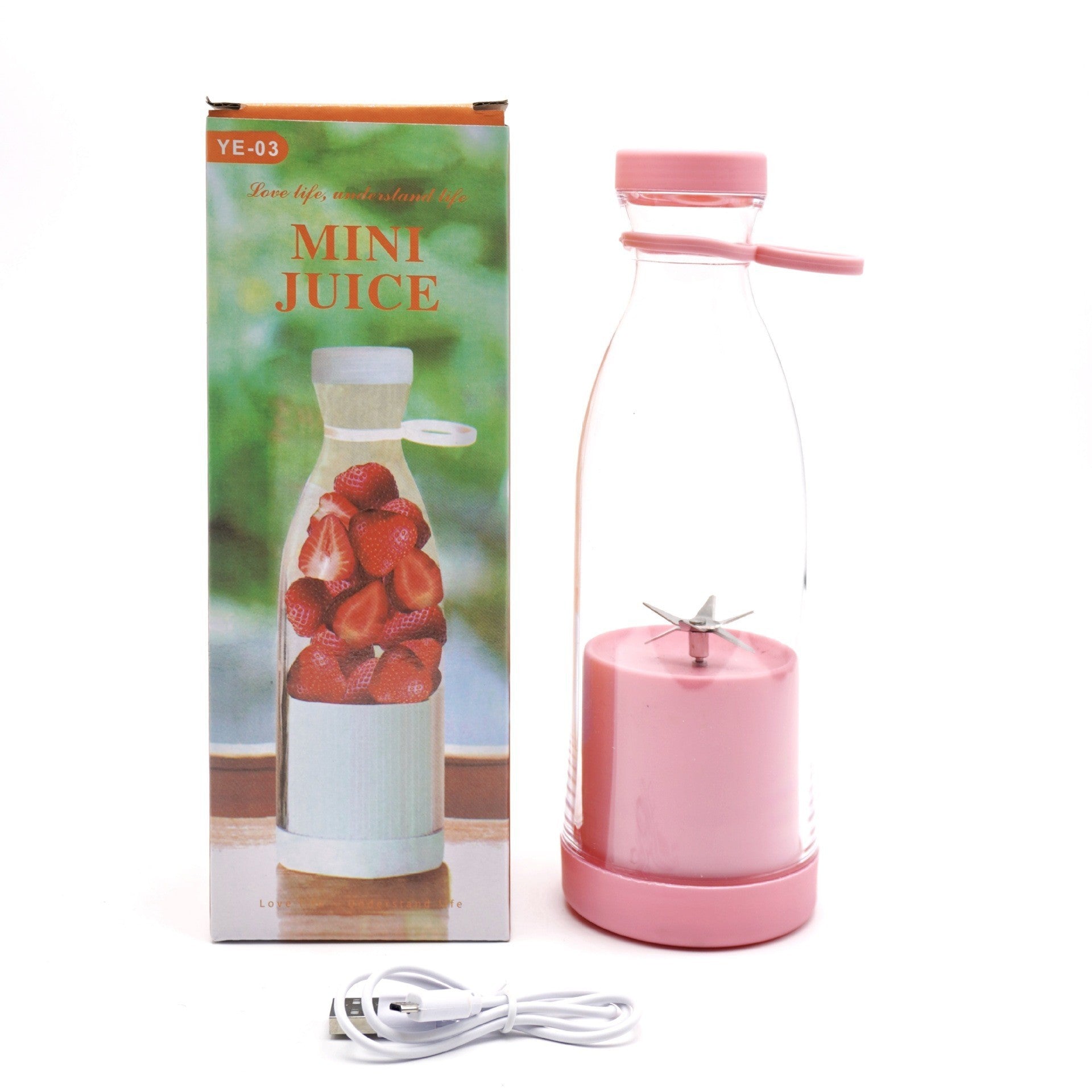 Electric USB Wine Bottle Juicer Cup 6-leaf Cutter Head Household 31d91acf 4807 42ed 8864 9f7500981500