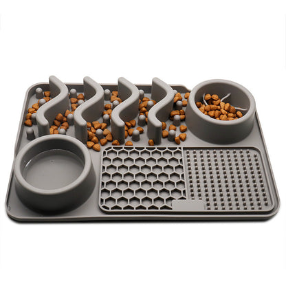 Dog Silicone Licking Pad Pet Licking Mat Silicone Smelling Mat Multifunctional Food Bowl Pets Supplies 31dfd548 87d2 48eb a9e