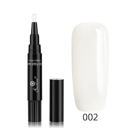 3 In 1 Gel Nail Varnish Pen Glitter One Step Nail Art Gel Polish Hybrid - HD Wireless Product #40