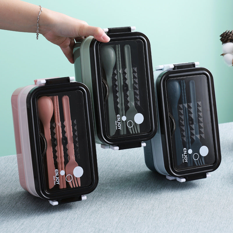 304 Stainless steel double-layer lunch box - HD Wireless Product #3