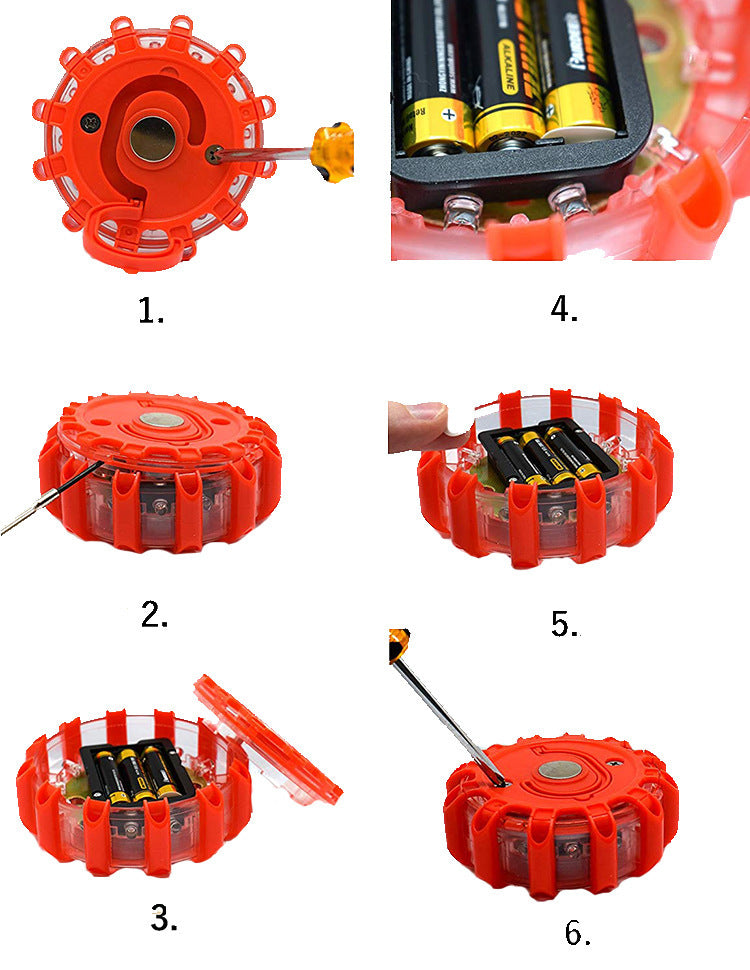 Strong magnetic safety barrier light 3208998541428