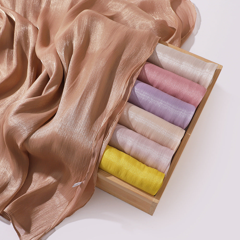 Breathable Cool Island Satin Smooth Silk Toe Scarf 3211d955 db25 45bd a7d0 c6a09c83166e
