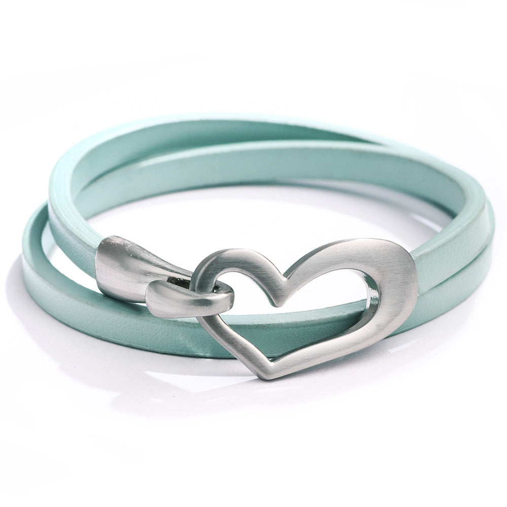 Fashion Ladies Simple Love Alloy Bracelet 321dd5f2 c125 48ff 97ec c4425ba16393