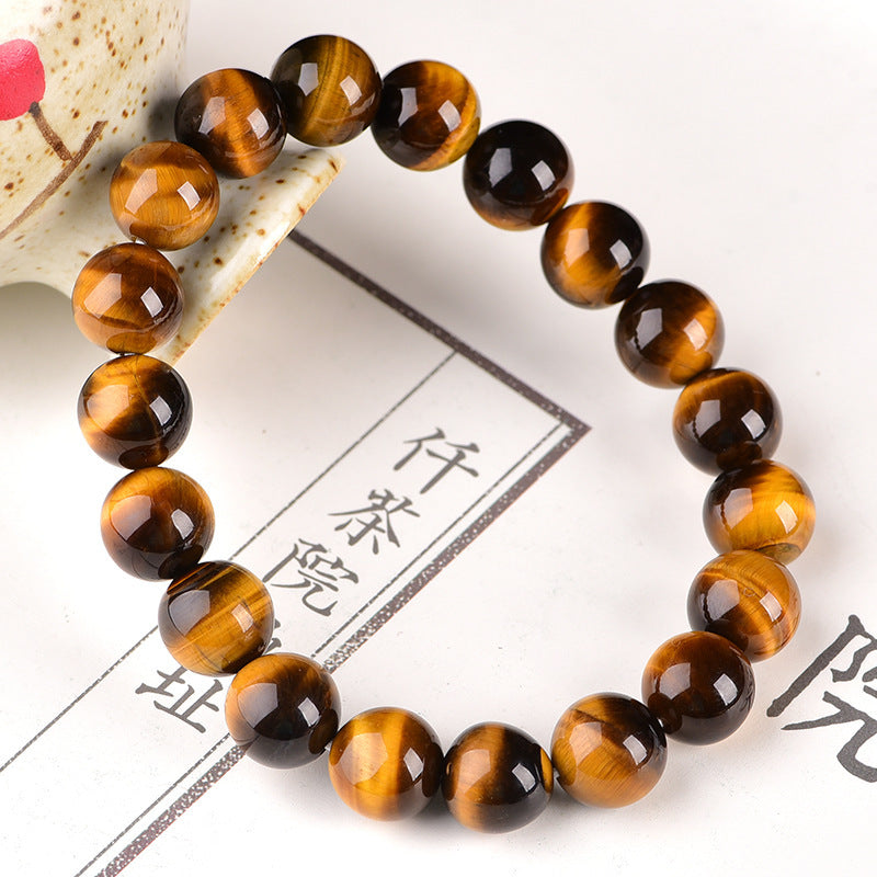 Natural tiger eye bracelet 322091052118