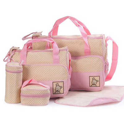 Baby Diaper Bag Suits For Mom Baby Bottle Holder Mother Mummy Stroller Maternity Nappy Bags Sets 3223888173252