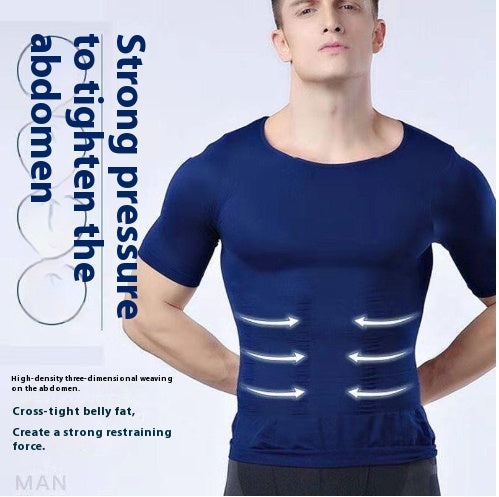 Men's Vest High Elastic Seamless Belly Contracting And Body Slimming Back Thin 32264d34 c2eb 4cc2 81cc f2fca14ac6a8 trans