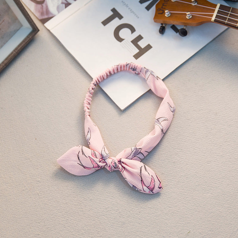 Big bow tie bunny ears headband 3230845376059