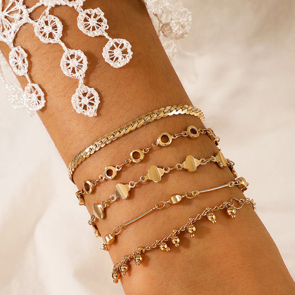 Boho Style Flower Starfish Buckle Circle Bracelet Set 323cb5e1 0246 4f25 b0df be2cf998a035