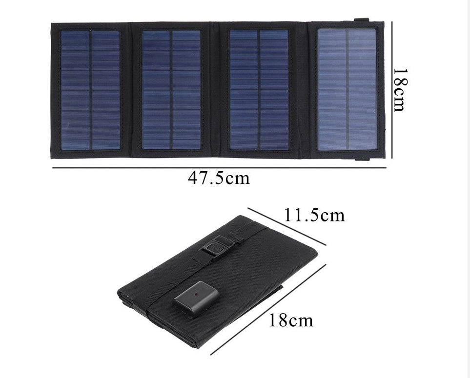 Outdoor 8W folding solar charger Direct charging collapsible solar package Off-road emergency mobile power supply - 图片 14
