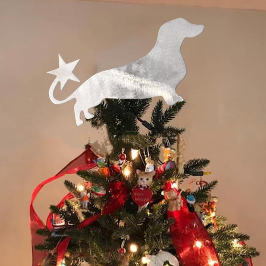 Metal Christmas Tree Dachshund Star Home Decoration 32418d18 156d 4198 83b0 69b046638b21