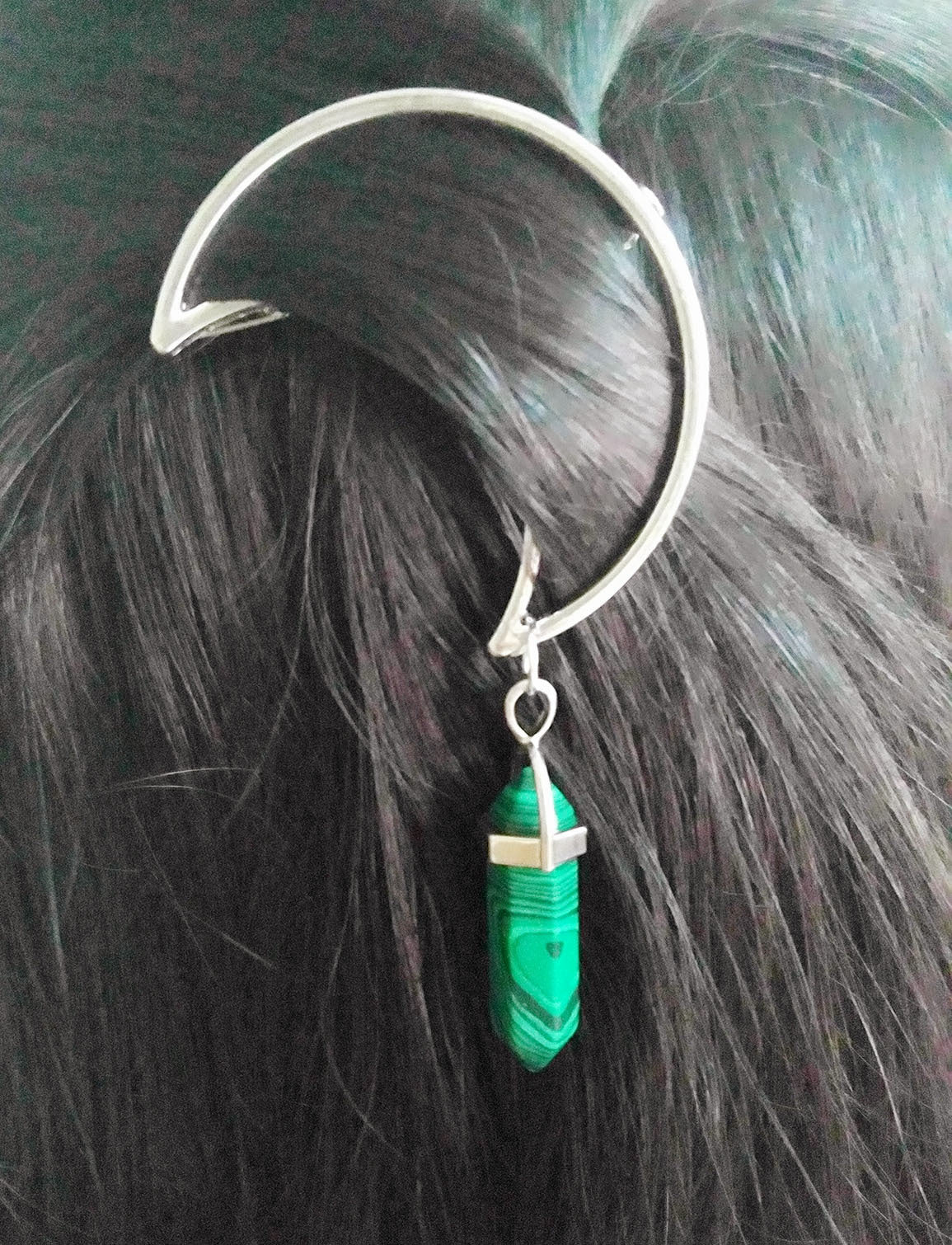 Moon hexagonal hairpin 3242335557158