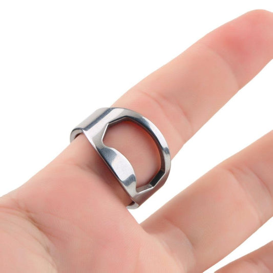 Four Colors Stainless Steel Finger Ring Ring-Shape Beer Bottle Opener for Beer Bar Tool 3245519576675