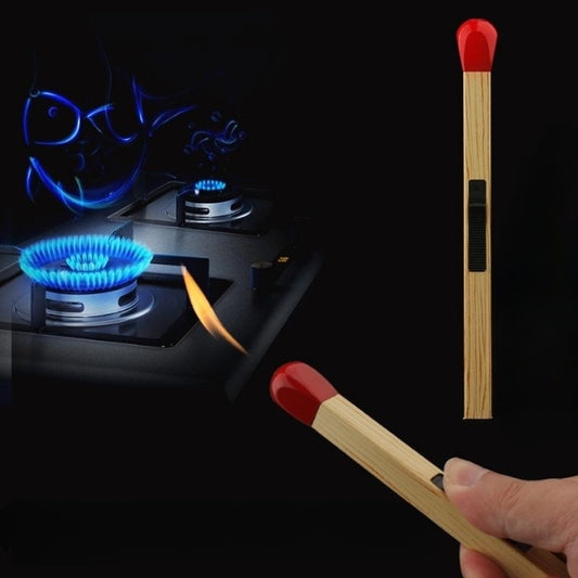 Tiktok Same Practical Lengthened Match Stick Burning Torch Kitchen Dedicated Gas Stove Inflatable Metal Lighter 3250aff7 9ae1