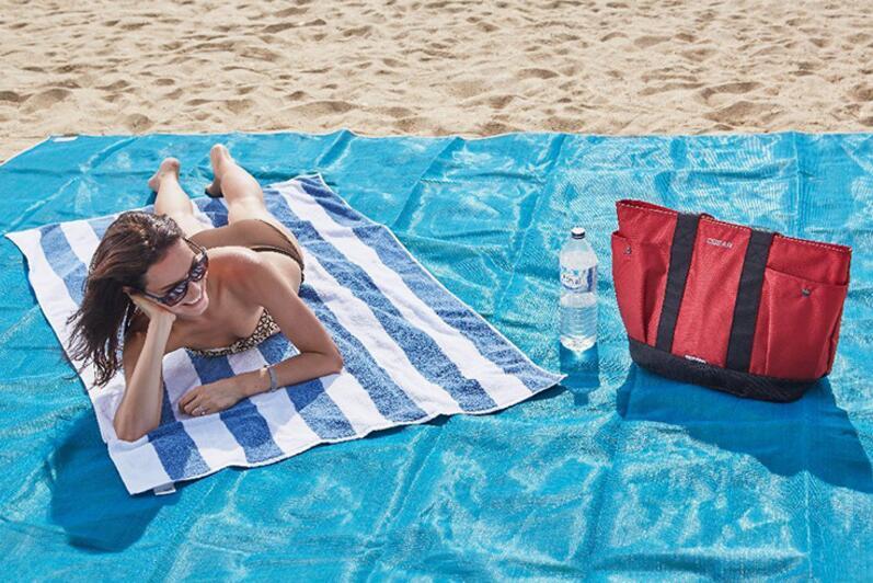 Folding Mat Beach Mat Leaky Sand Beach Mat Outdoor Travel Picnic Mat Camping Mat 3260542877278