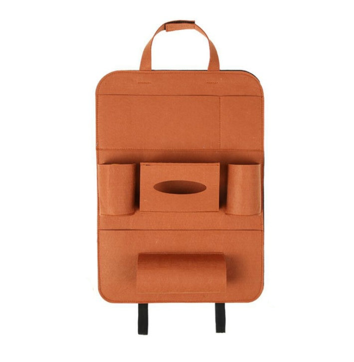 Auto Car Backseat Organizer Car-Styling Holder Multi-Pocket Seat Wool Felt Storage Multifunction Vehicle Accessories Bag 3263