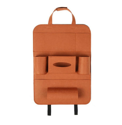 Auto Car Backseat Organizer Car-Styling Holder Multi-Pocket Seat Wool Felt Storage Multifunction Vehicle Accessories Bag 3263