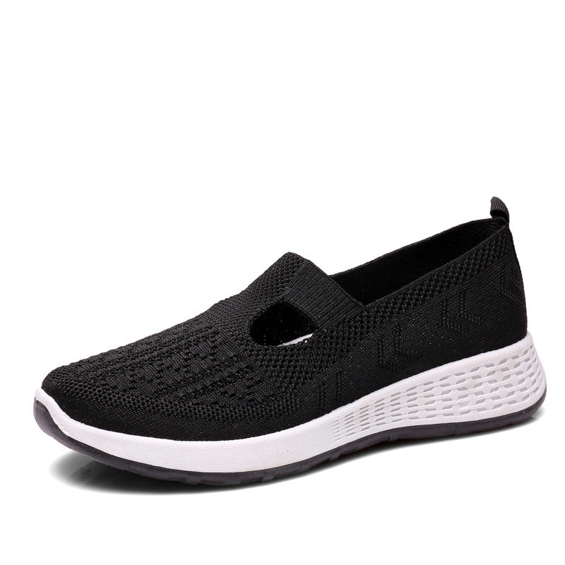 Old Beijing Cloth Shoes Women's Shallow Mouth Mesh Breathable Non-slip Soft Bottom Slip-on Women's Shoes 326691c0 8339 409c 9