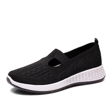 Old Beijing Cloth Shoes Women's Shallow Mouth Mesh Breathable Non-slip Soft Bottom Slip-on Women's Shoes 326691c0 8339 409c 9