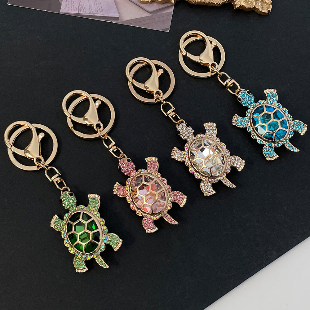 Color Diamond Metal Cute Turtle Car Key Ring 326d1617 f72b 4ec7 abd0 dd7e7edb7ef3