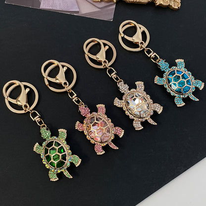 Color Diamond Metal Cute Turtle Car Key Ring 326d1617 f72b 4ec7 abd0 dd7e7edb7ef3