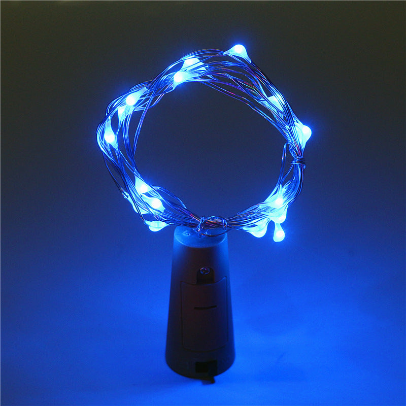 Red wine cork string 2 meters 20 colorful lights 3270350313752