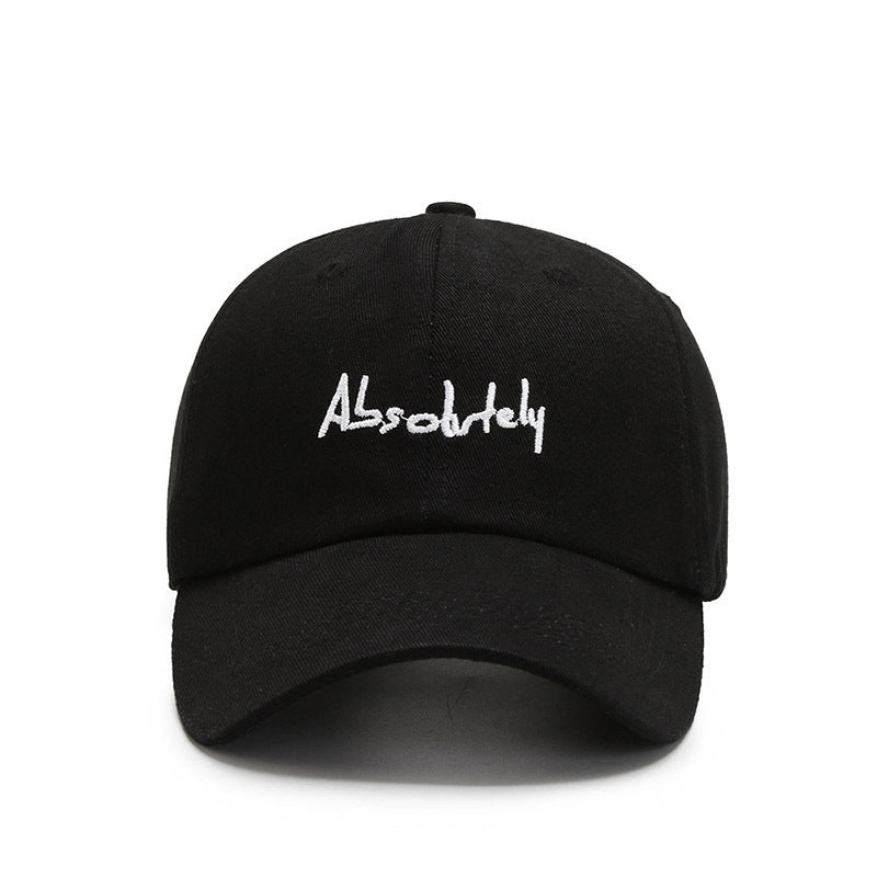 New Baseball Soft Top Female Wide Brim Duck Tongue Letter AB Shopping 32729e2c ec35 45b7 b3b9 f4b31a8331db