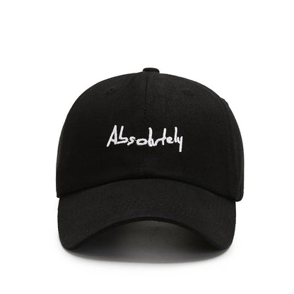 New Baseball Soft Top Female Wide Brim Duck Tongue Letter AB Shopping 32729e2c ec35 45b7 b3b9 f4b31a8331db