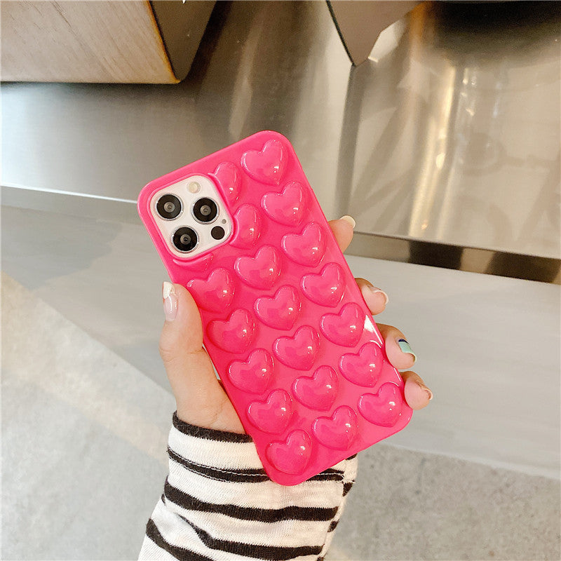 Peach Heart Phone Case Silicone Lanyard Protective Cover 327bd3a0 aa33 4db7 8bf0 e763f6e3a7fb