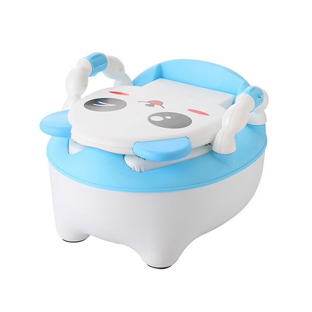 Children's potty baby toilet seat back portable comfort basin 328078332792