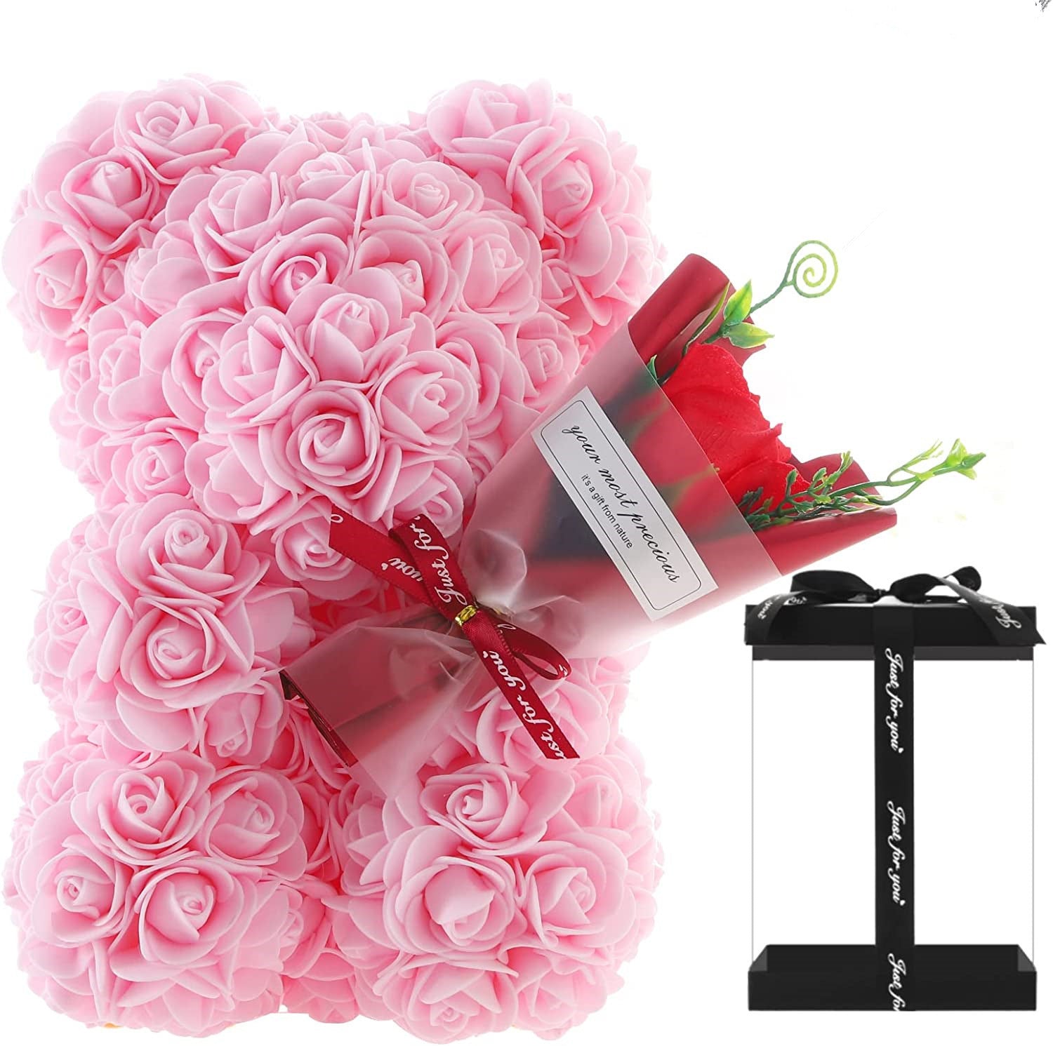 Rose Bear Preserved Fresh Flower Valentine's Day Birthday Gift 3282a62e 52ac 4b92 86b7 65db17608322 3a27eff4 50d3 4b59 80e2 d