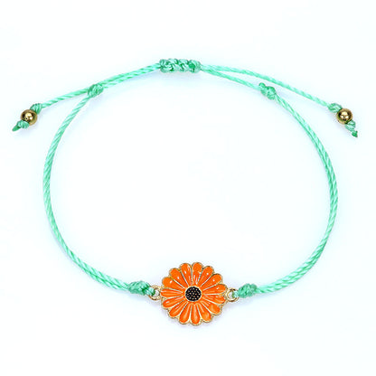 Woven Sunflower Bracelet 32895315871688