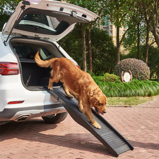 Folding Pet Stairs Pp Material Non-slip Auxiliary Car Ladder Amazon Dog Ladder Large Dog Plastic Climbing Ladder 3295feea 394