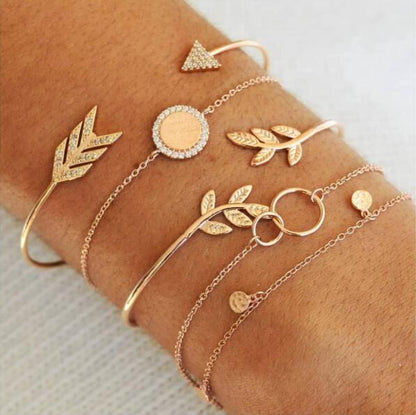 female multi-layer rope chain bracelet jewelry 32995504756210