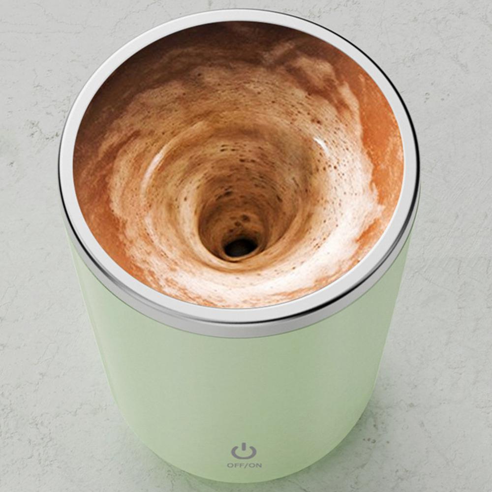 350ml Automatic Self Stirring Mug Coffee Milk Juice Mixing Cup Electric Stainless Steel Lazy Rotating Mug Magnetic Stirring Cup Kitchen Gadgets - HD Wireless Product #9