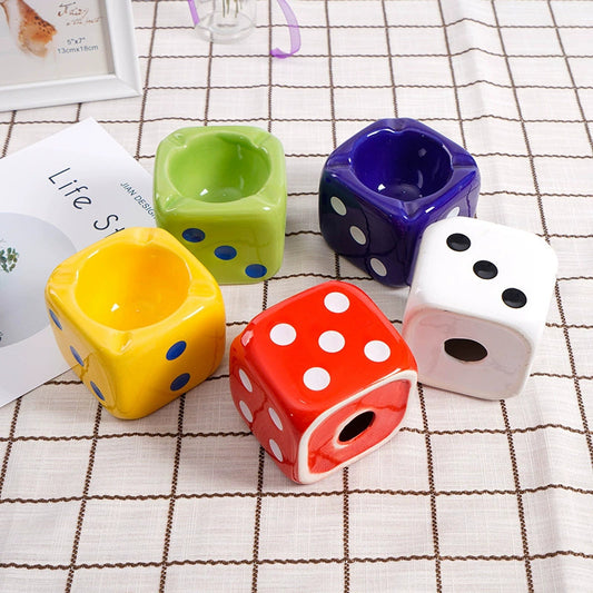 Place Dice Personalized Office Ashtray 32a3436c 9a4a 4119 b4e0 4b82bcfe5b11