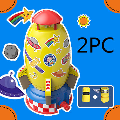 Rocket Launcher Toys Outdoor Rocket Water Pressure Lift Sprinkler Toy Fun Interaction In Garden Lawn Water Spray Toys For Kid