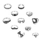 15-piece Set Of Joint Rings With Personality Geometry - HD Wireless Product #2