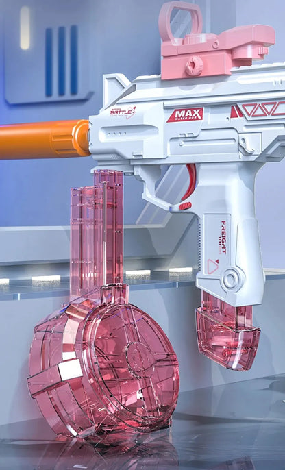 Children Automatic UZI Electric Backpack Water Submachine Gun Fights Summer Toy Water Guns Outdoor Beach Swimming Pool Toys