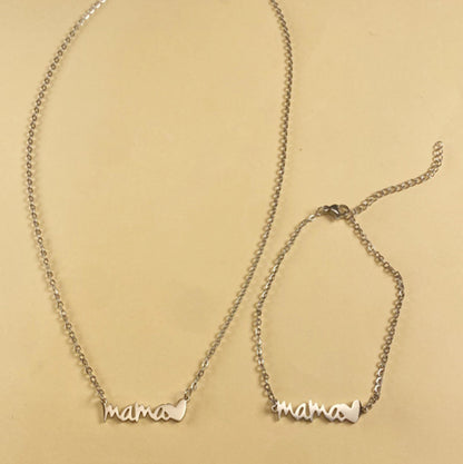 Stainless Steel Letter Necklace Bracelet Jewelry 32d0443d 97c2 44c6 bcb1 3c46f3ccfb3a