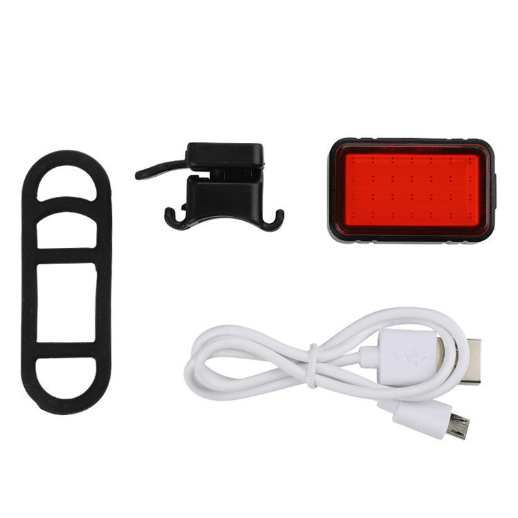 Machfally USB charging smart sensor brake bicycle riding tail light mountain bike COB warning light 3309070933701